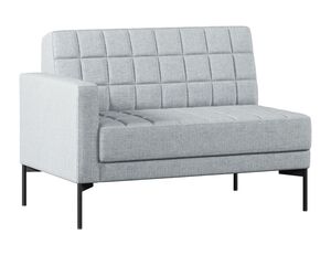 Секция с подлокотником двухместный правый