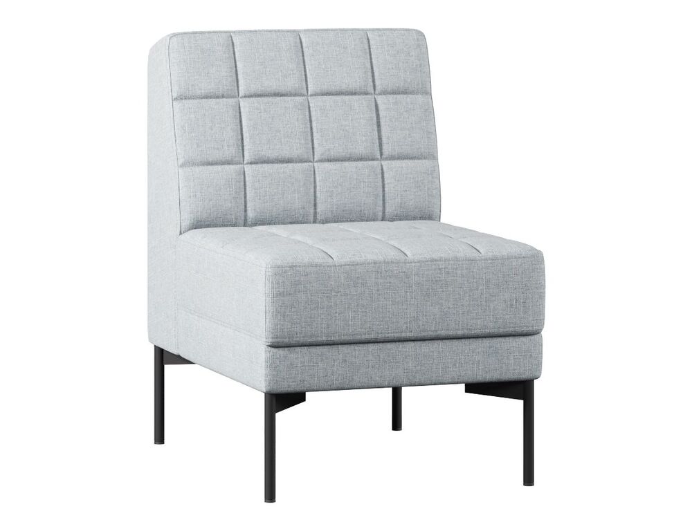 Секция без подлокотников одноместный