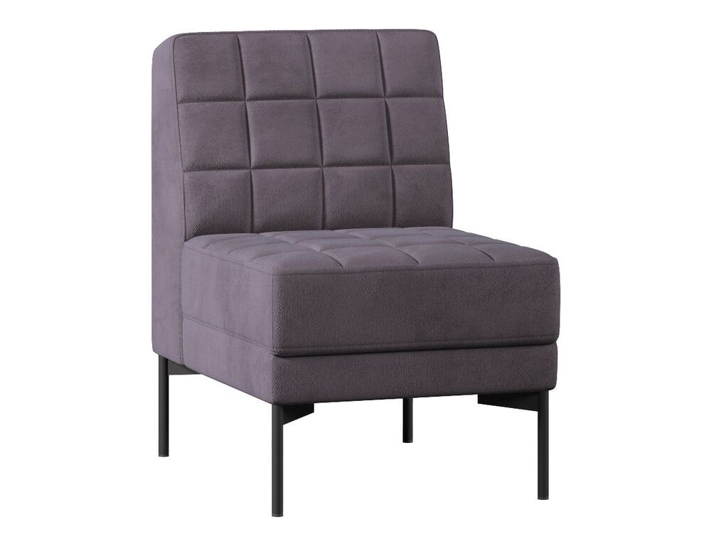 Секция без подлокотников одноместный