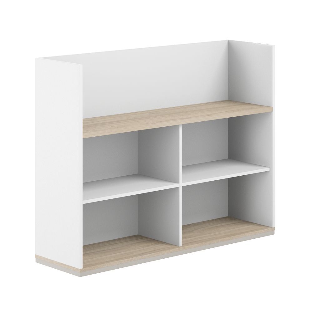 Стеллаж-комбо 1-стор. 1438, с экраном ЛДСП