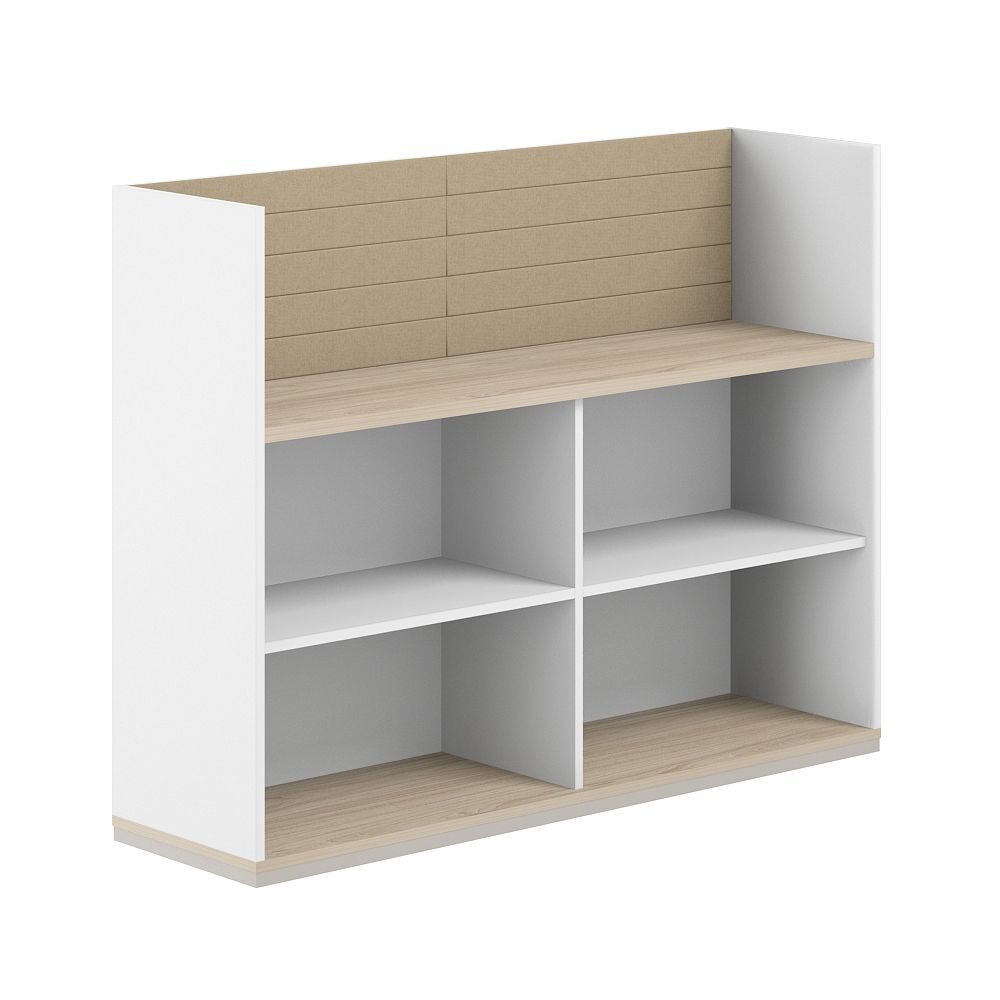 Стеллаж-комбо 1-стор. 1638, с экраном тканевым высоким