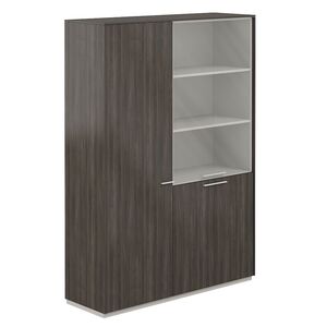 Шкаф для одежды 600 + Шкаф высокий 800 со стеклом прозрачным