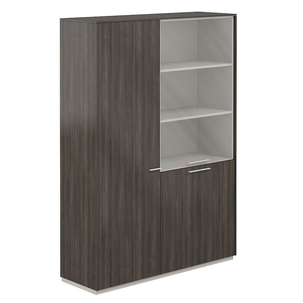 Шкаф для одежды 600 + Шкаф высокий 800 со стеклом матовым