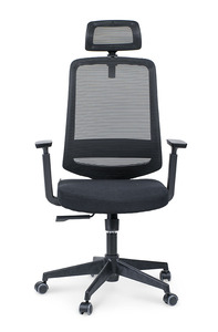 Кресло руководителя Лондон офис black plastic