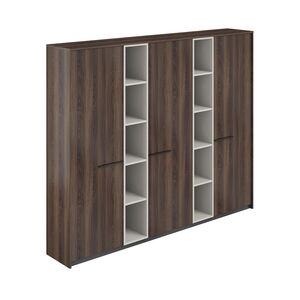 Шкаф высокий узкий (для одежды) (3 шт) с 2-мя стеллажами