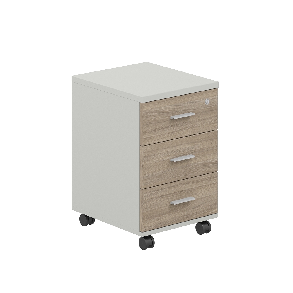 Тумба мобильная с 3 ящ., с ц.замком