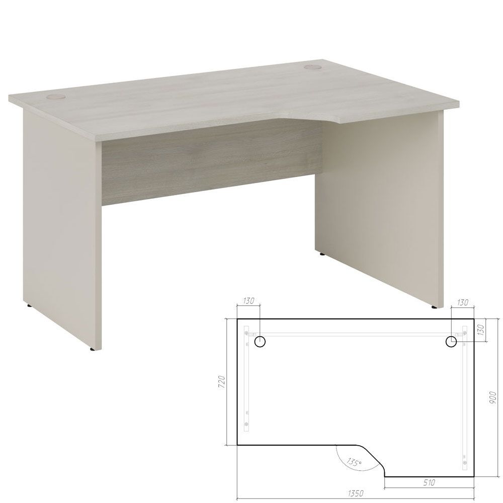 Стол эргономичный правый