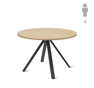 EXE Стол для переговоров круглый черн