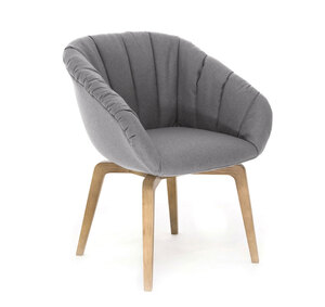 ALMA W SOFT Кресло посетителя, дер