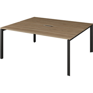 Бенч двойной на 2 рабочих места на металлокаркасе