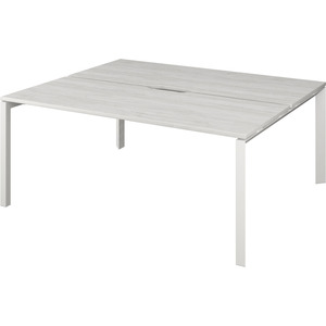 Бенч двойной на 2 рабочих места на металлокаркасе