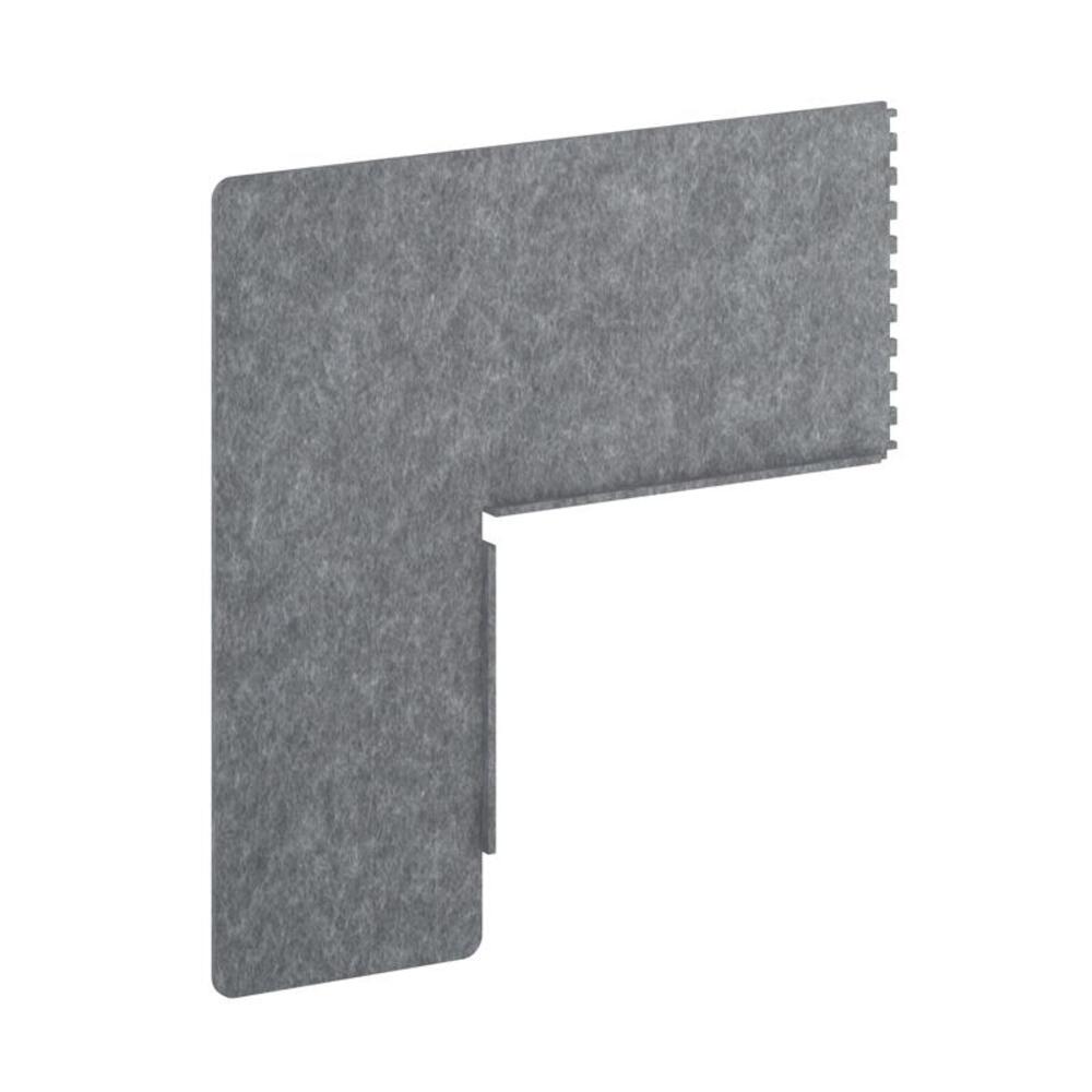 AcustiX Боковая панель-ширма для стола глубиной 800мм H=500