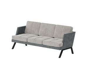 Диван трёхместный с декором из пуговиц