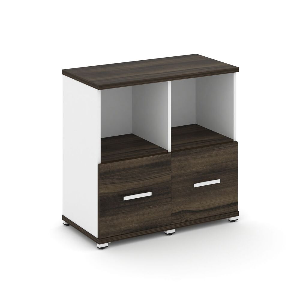 Шкаф две узкие секции, 2 ниши