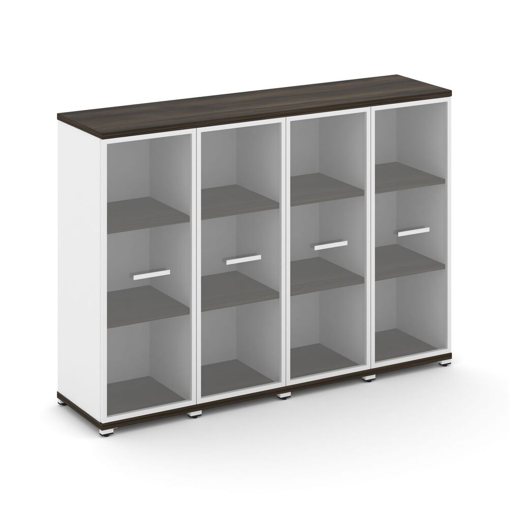 Шкаф четыре узкие секции, 3 ниши