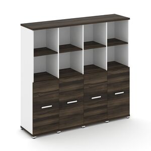 Шкаф четыре узкие секции, 4 ниши