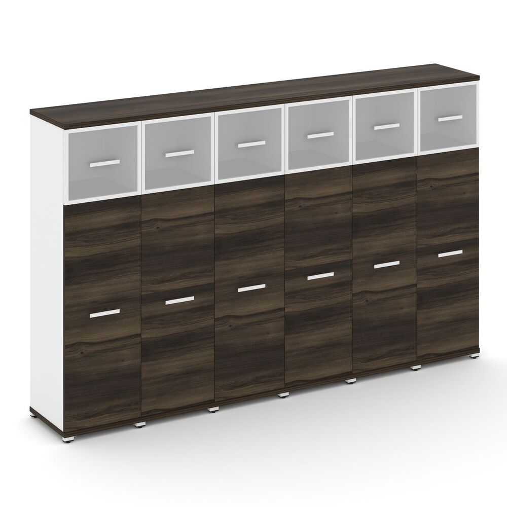 Шкаф шесть узких секций, 4 ниши