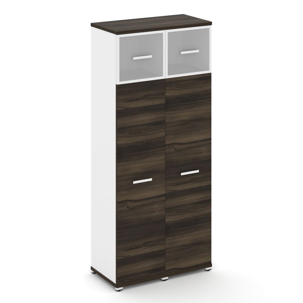 Шкаф две узкие секции, 5 ниш