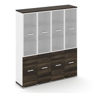 Шкаф четыре узкие секции, 5 ниш