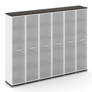 Шкаф шесть узких секций, 5 ниш