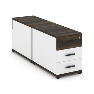 Тумба двухсторонняя опорная/приставная 3 ящика