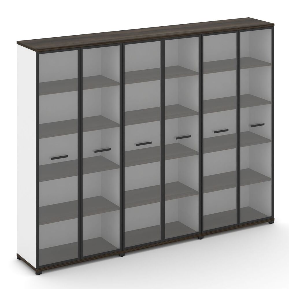 Шкаф три широкие секции, 5 ниш