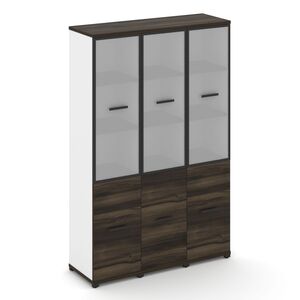 Шкаф три узкие секции, 5 ниш