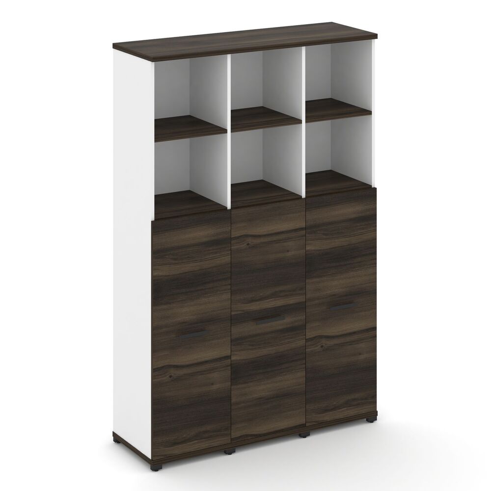 Шкаф три узкие секции, 5 ниш