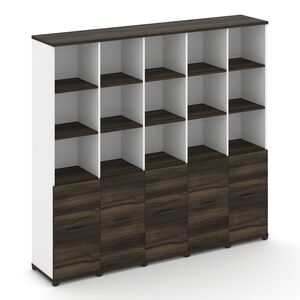 Шкаф пять узких секций, 5 ниш