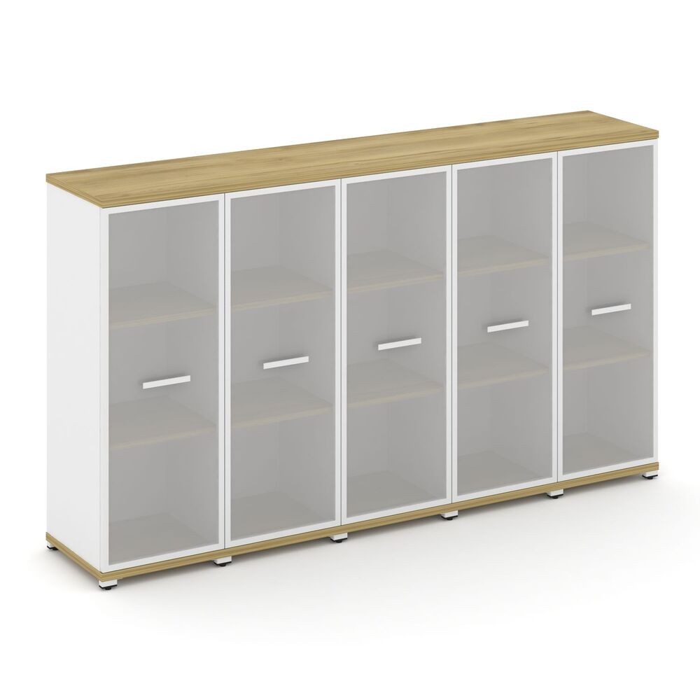 Шкаф пять узких секций, 3 ниши