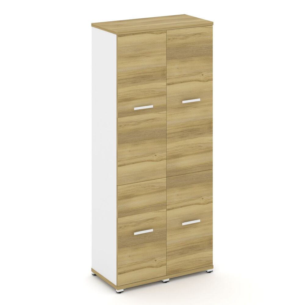 Шкаф две узкие секции, 5 ниш