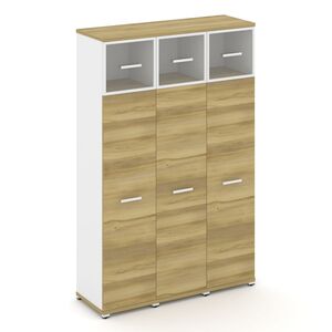 Шкаф три узкие секции, 5 ниш