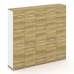 Шкаф пять узких секций, 5 ниш