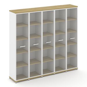 Шкаф пять узких секций, 5 ниш