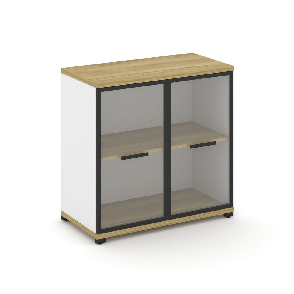 Шкаф одна широкая секция, 2 ниши