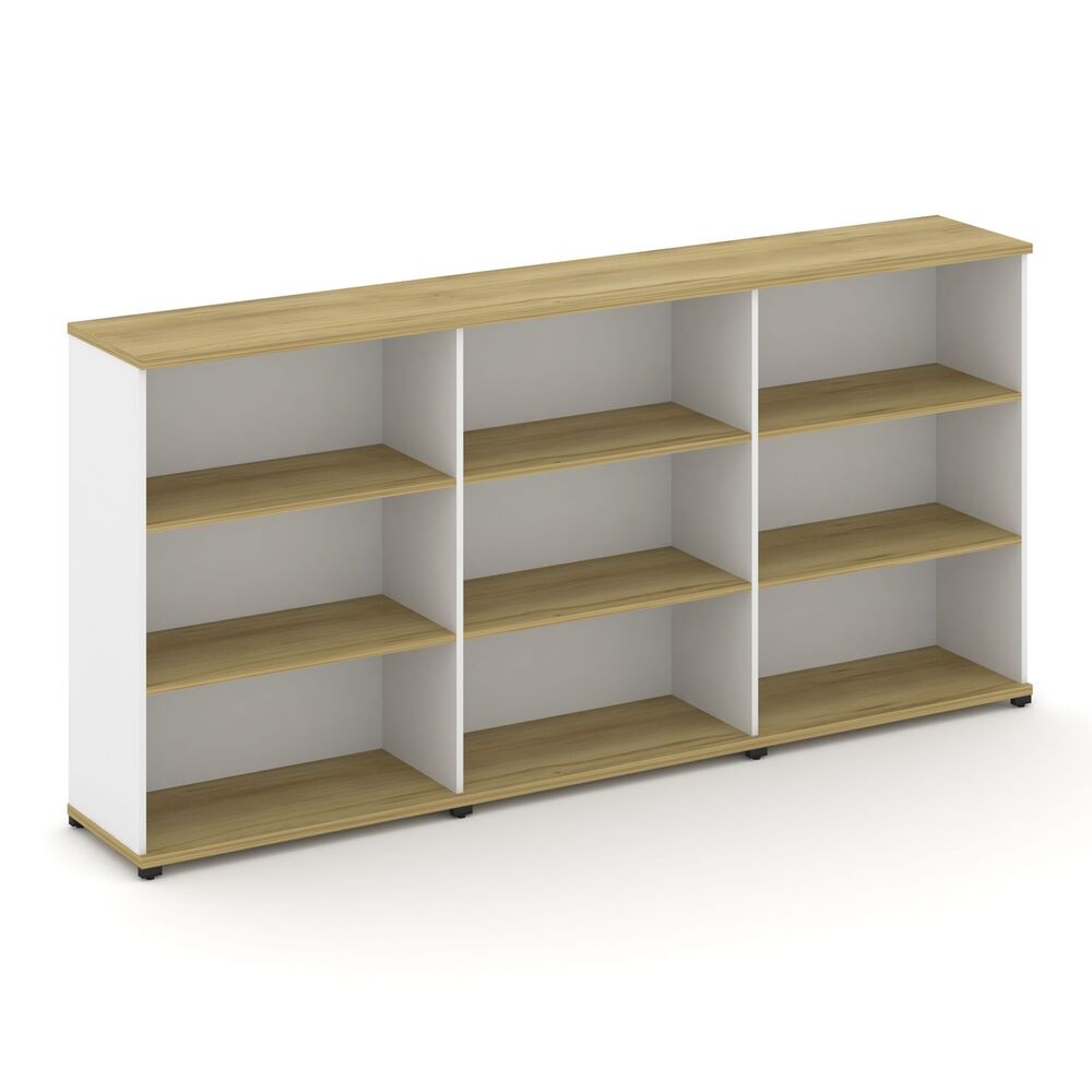 Стеллаж три широкие секции, 3 ниши