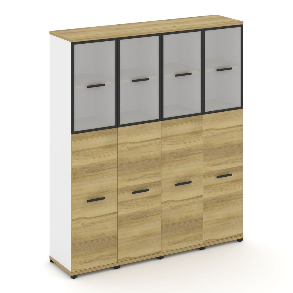 Шкаф четыре узкие секции, 5 ниш