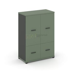 Шкаф одна широкая секция, 3 ниши