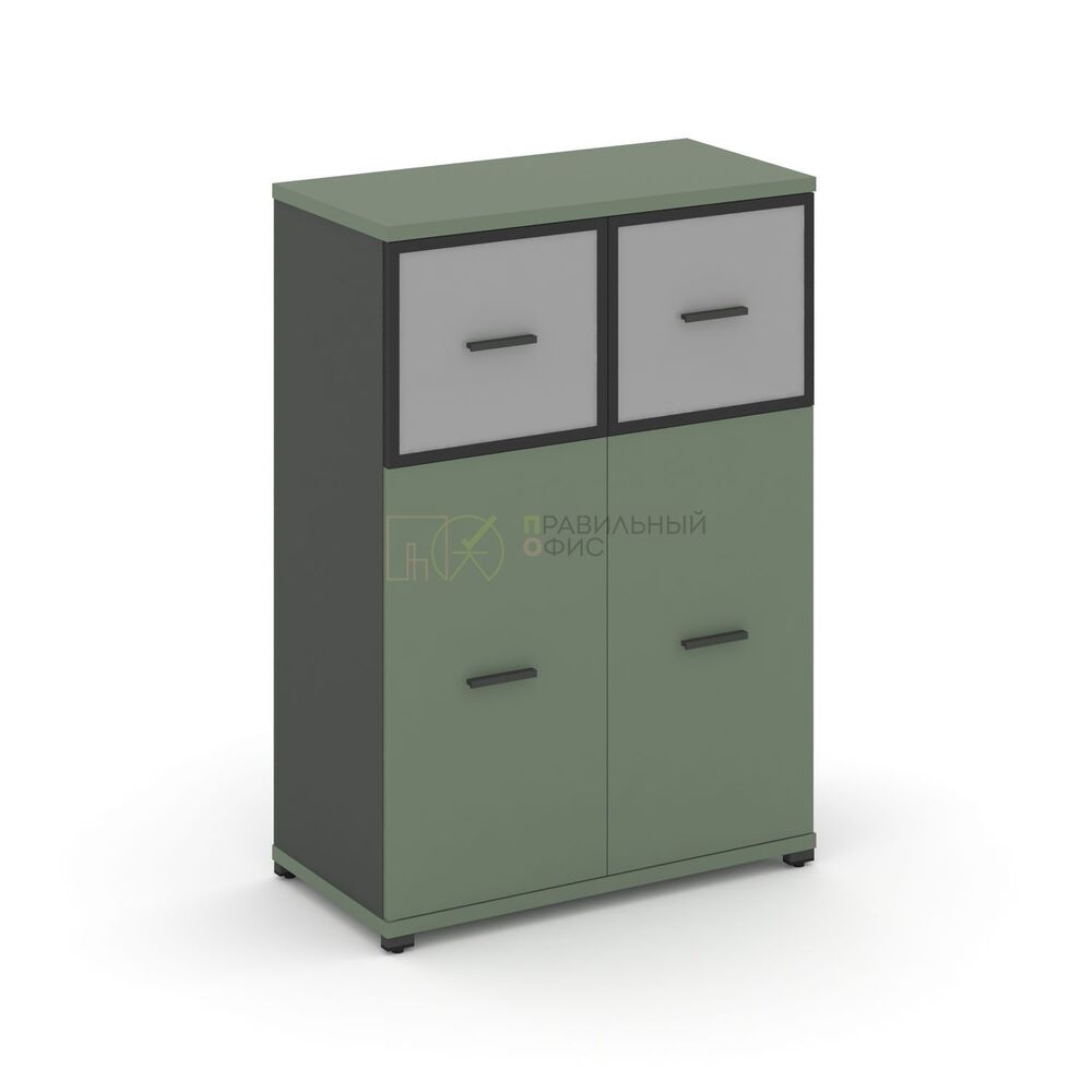 Шкаф одна широкая секция, 3 ниши