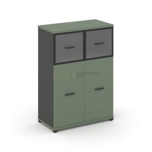 Шкаф одна широкая секция, 3 ниши