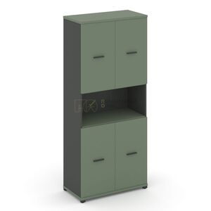 Шкаф одна широкая секция, 5 ниш