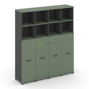 Шкаф четыре узкие секции, 5 ниш