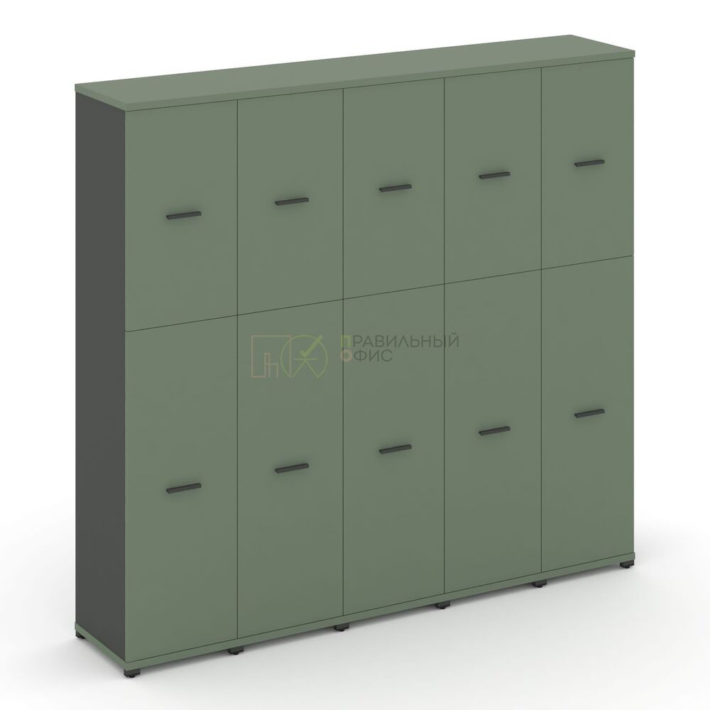 Шкаф пять узких секций, 5 ниш