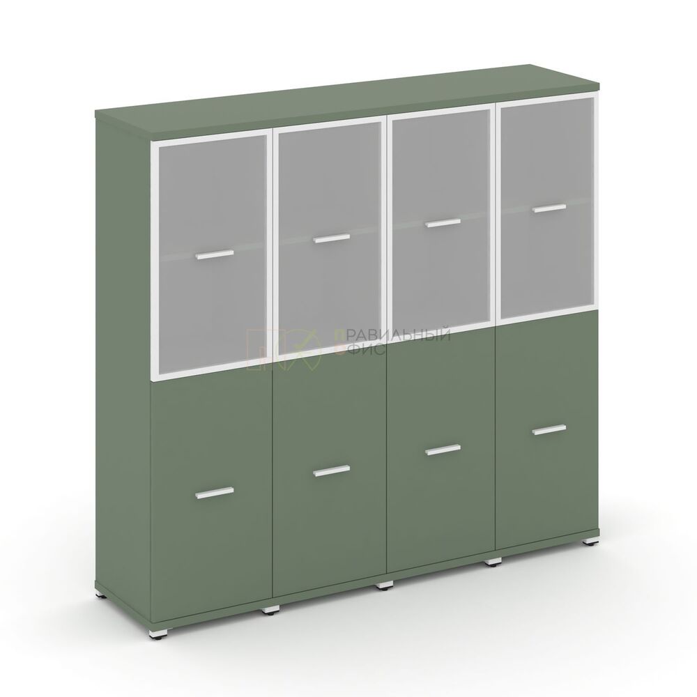 Шкаф четыре узкие секции, 4 ниши