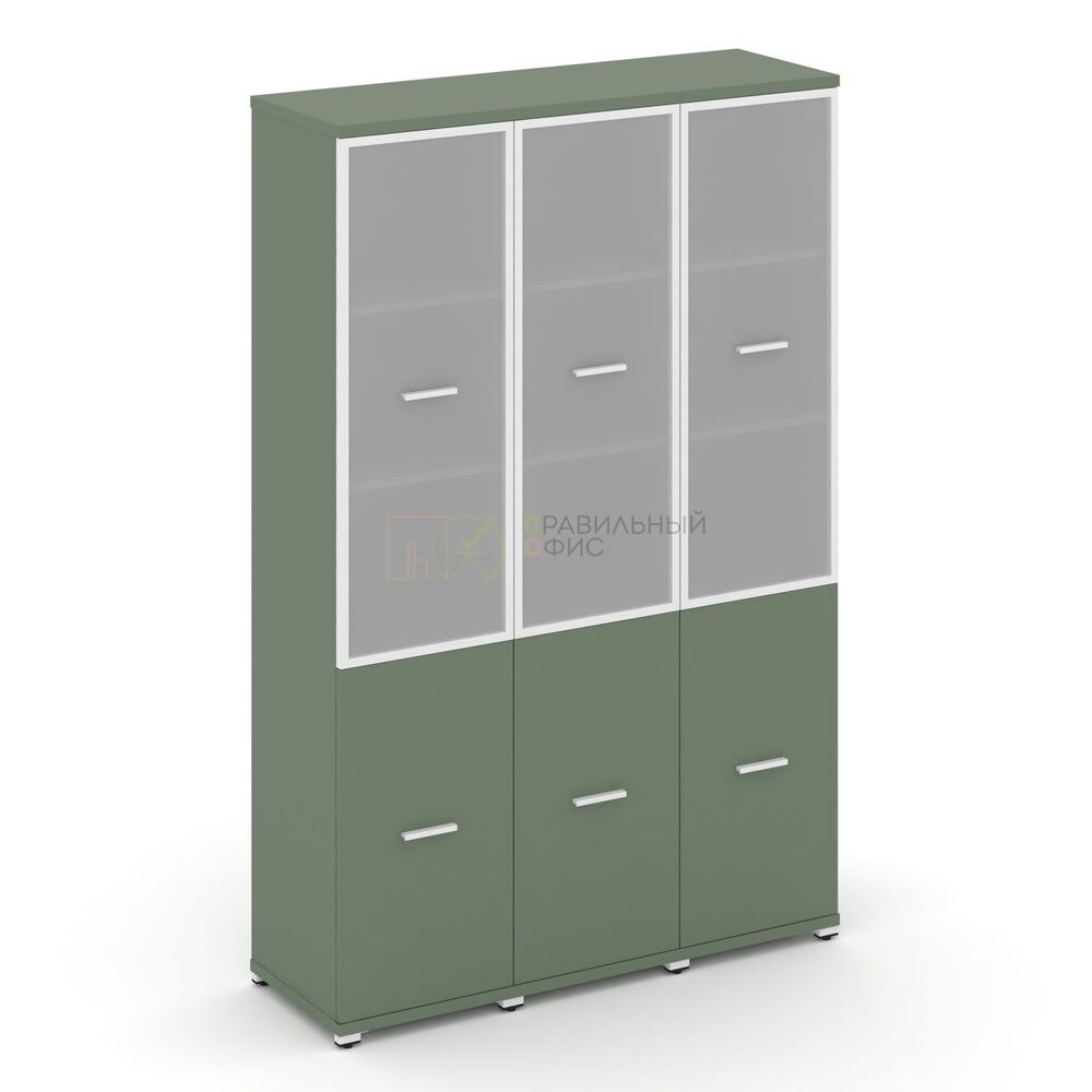 Шкаф три узкие секции, 5 ниш