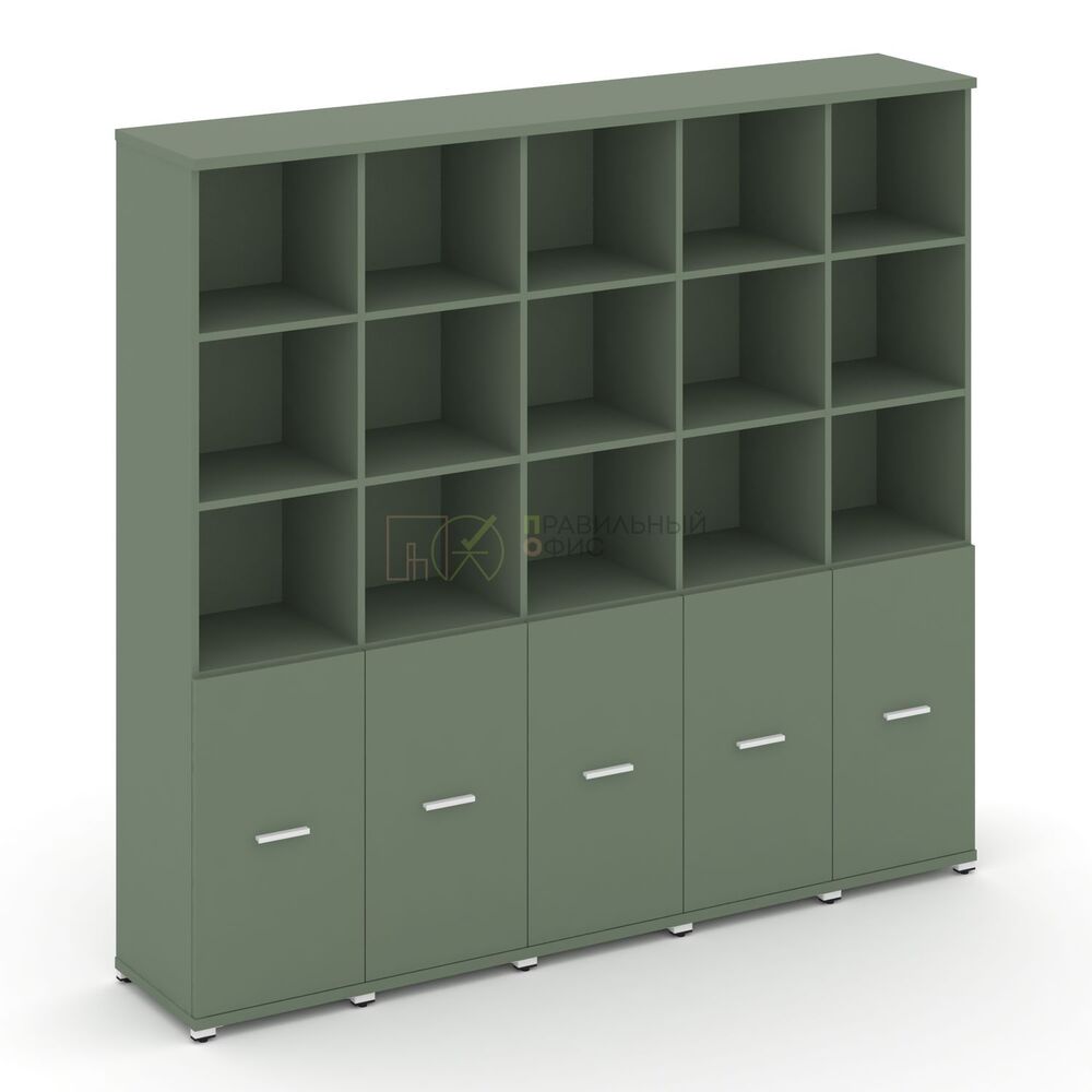 Шкаф пять узких секций, 5 ниш