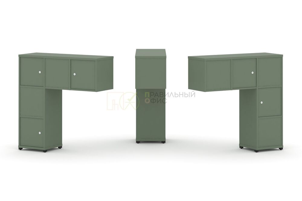 Надставка низкая + (Задняя стенка - 5 шт) + (Распашной фасад - 5 шт)