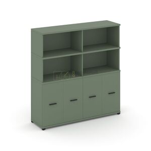 Шкаф распашной опорный/приставной с надставкой высокой