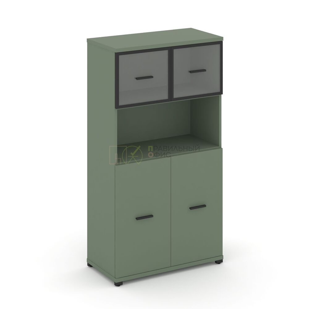 Шкаф одна широкая секция, 4 ниши