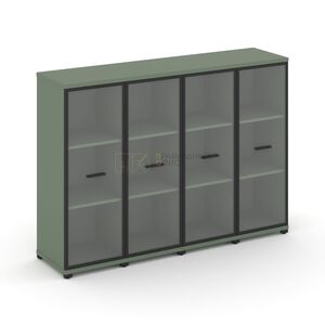 Шкаф четыре узкие секции, 3 ниши